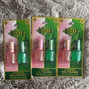 3 packages of Wicked Scented Nail Polishes Set